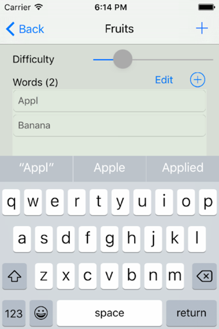 Word List Manager - náhled