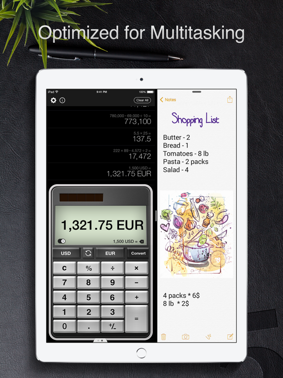 Calculator Pro for iPad  Standard and Scientific screenshot