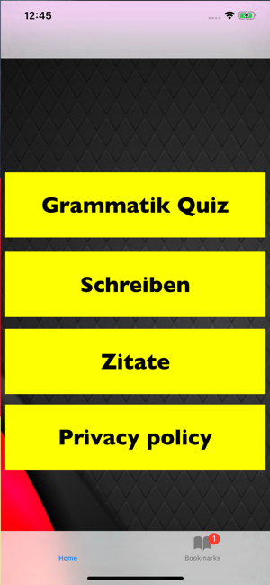 Quiz grammatik und schreiben