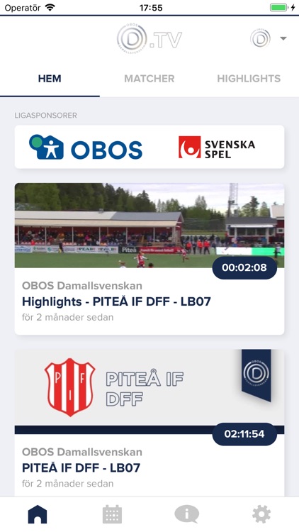 OBOS Damallsvenskan.TV