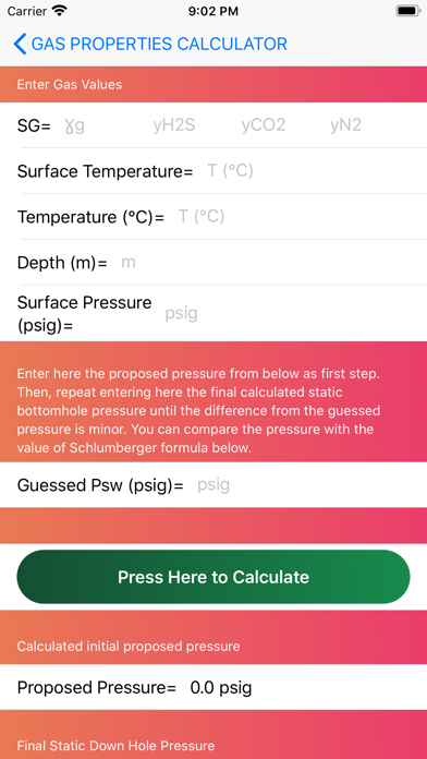 Natural Gas Calculator screenshot 4