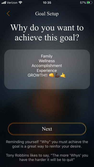 Habits 2 Goals: The Habit Factor® LITE | Goal Tracking, Daily Goals, Life Goals | New Years Resolutions | ADD & ADHD Focus Tool screenshot