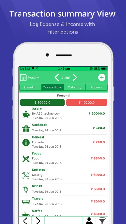 iMoney : Money Manager