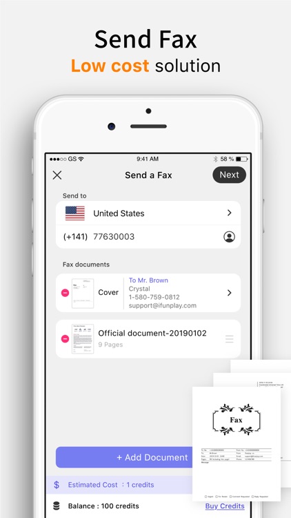 Doc Scan - PDF Scanner Fax