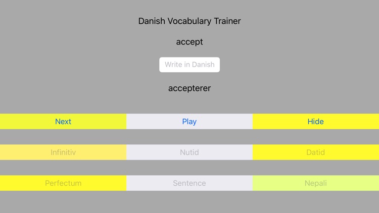 Danish Vocabulary Trainer Pro