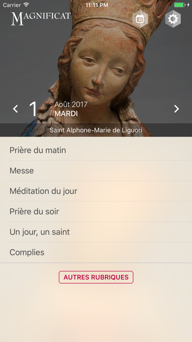 How to cancel & delete Magnificat (Edition française) from iphone & ipad 1