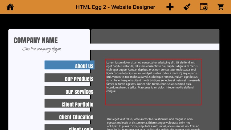 HTML Egg 2 - Website Designer screenshot-3