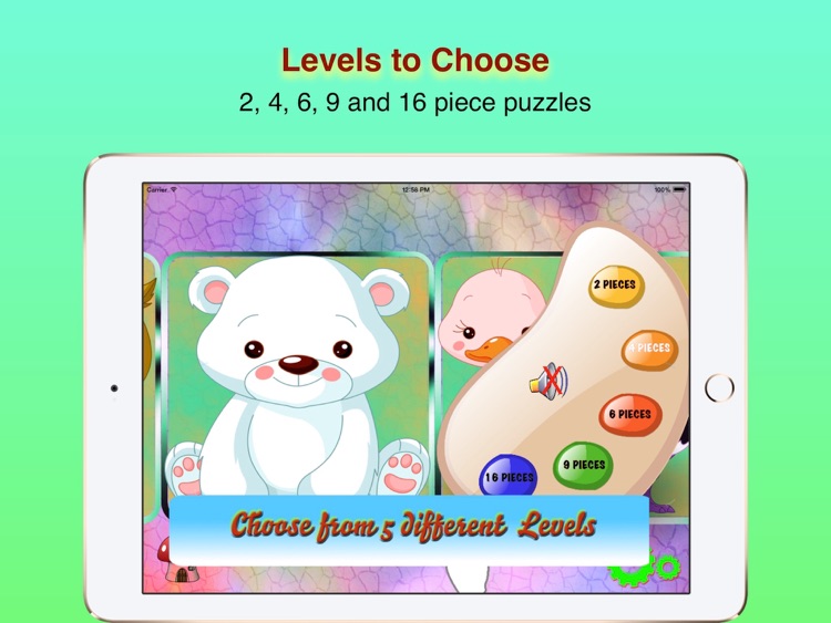 Cute Animals Jigsaw 123