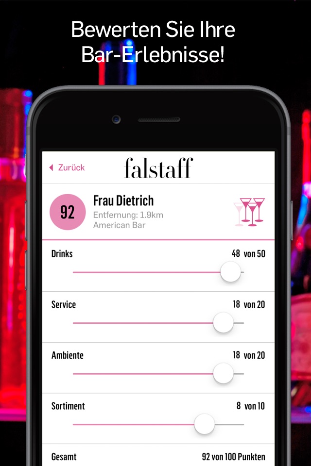 Barguide Falstaff screenshot 4