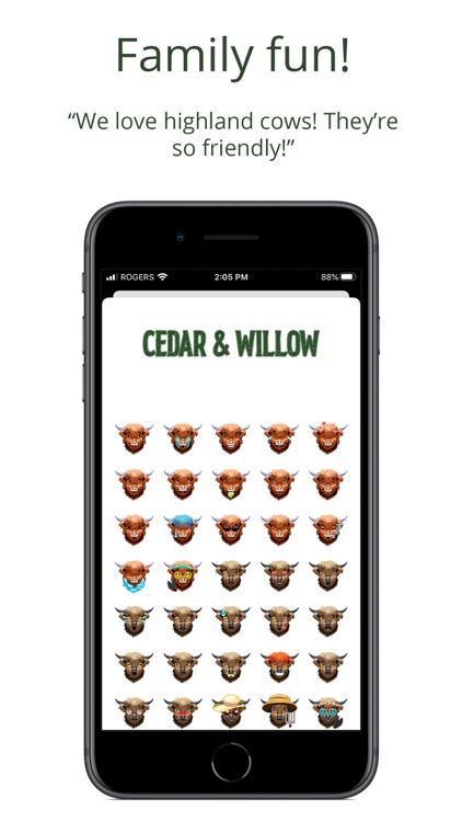 Highland Cow Emojis Keyboard