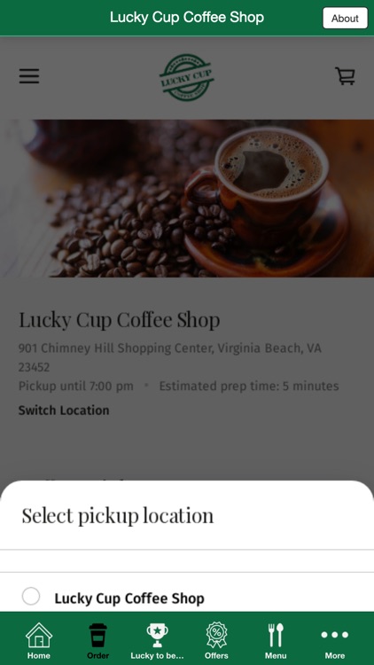 Lucky Cup Coffee Shop