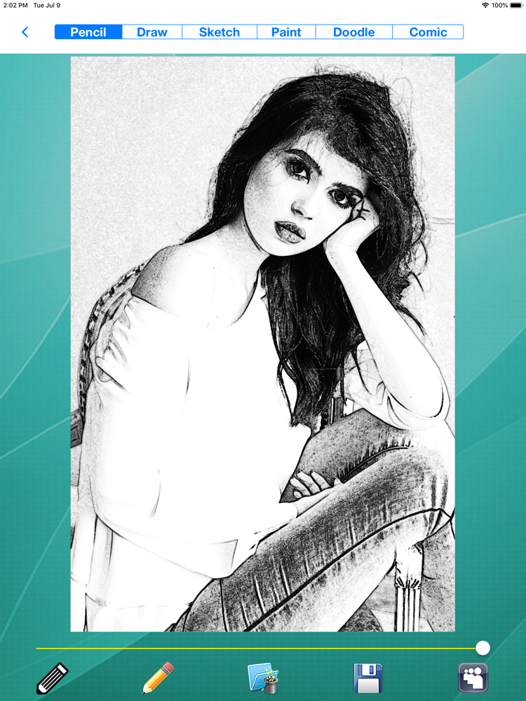 Pencil Sketch - Image Editor App for iPhone - Free Download Pencil