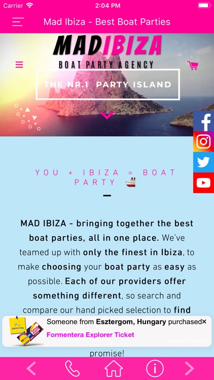 Mad Ibiza - Best Boat Parties