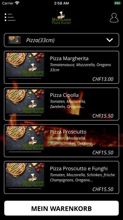 Moossee Pizza Kurier