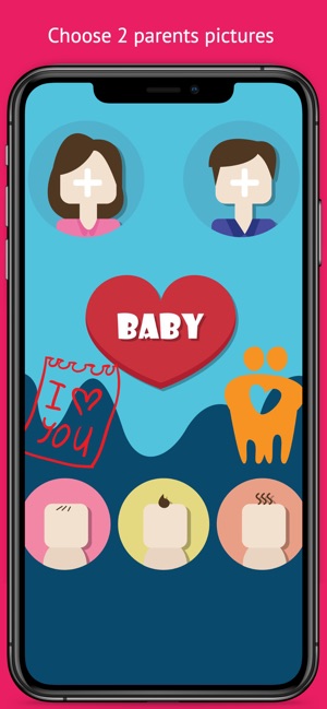 あなたの将来の赤ちゃんの顔 をapp Storeで