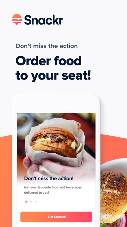 Snackr – Food to your seat