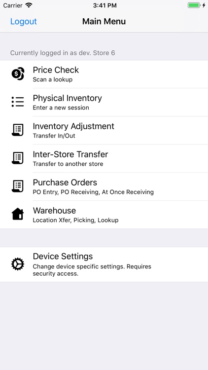 Stratus Mobile Inventory