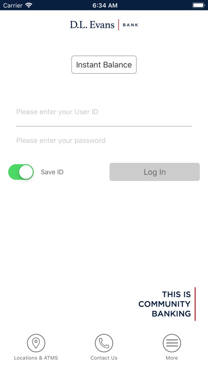 D.L. Evans Bank Mobile Banking