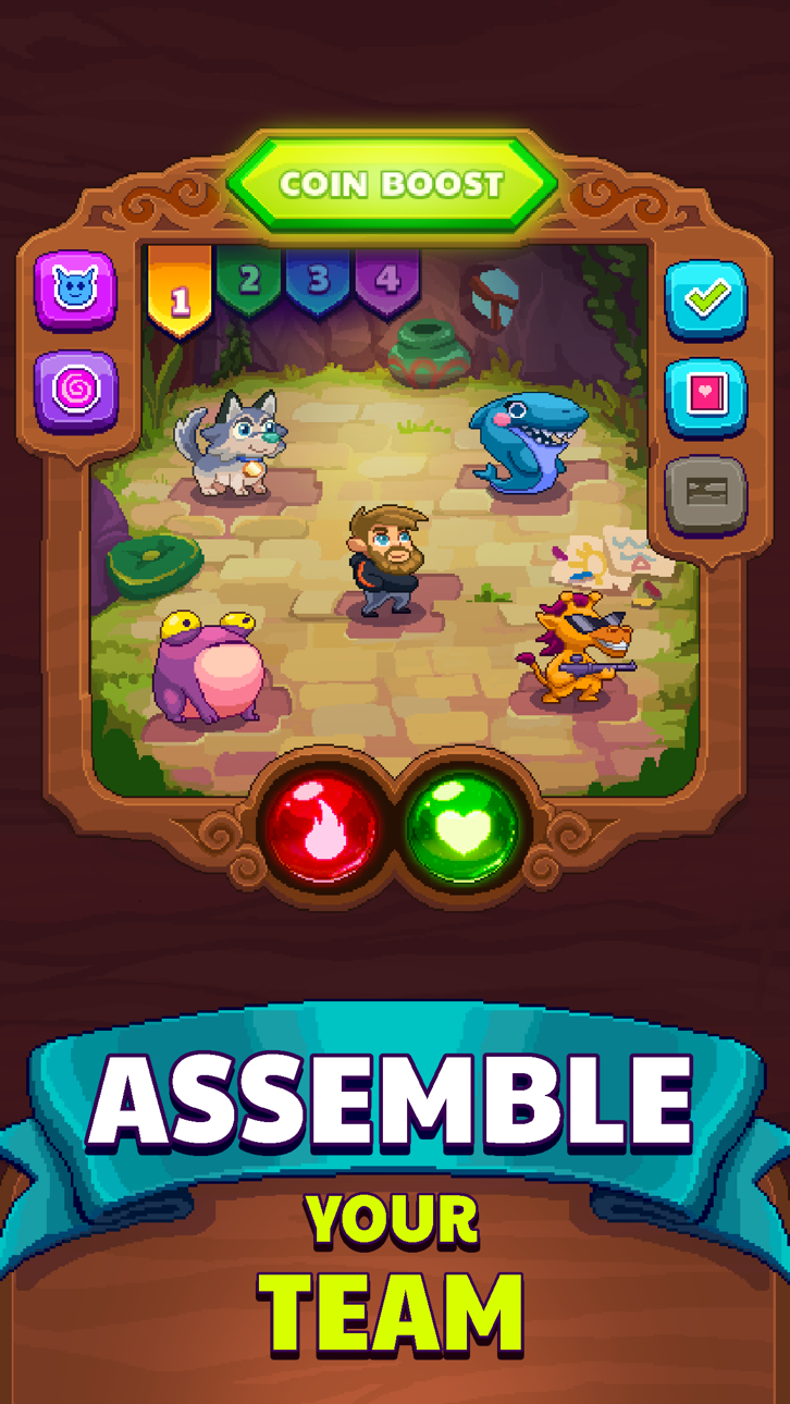 PewDiePie's Pixelings Idle RPG Hack screenshot 4 - iOS game interface