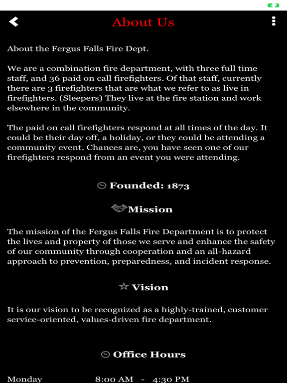 Screenshot #4 pour Fergus Falls Fire Department