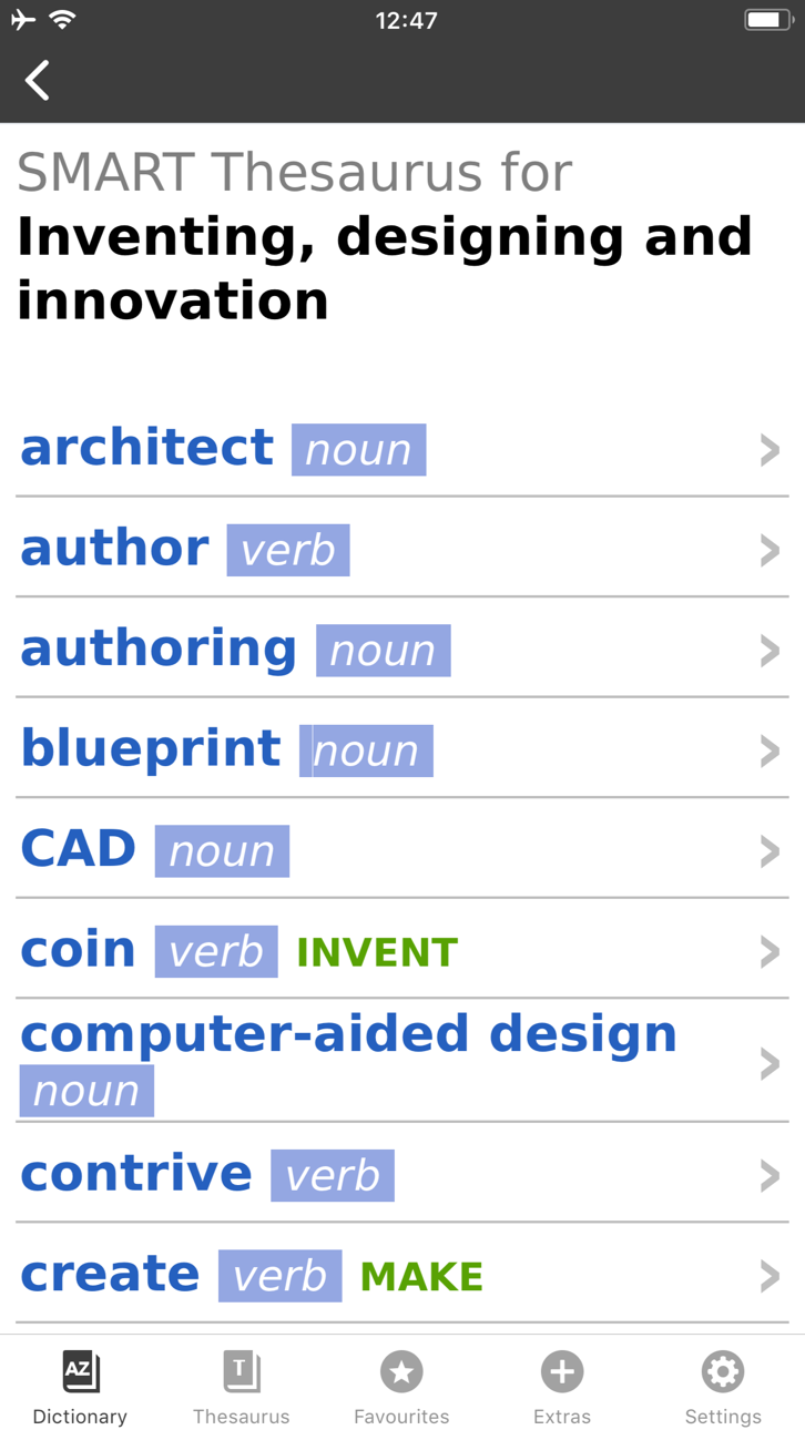 Cambridge English Dictionary Modded screenshot 4 - iOS app interface