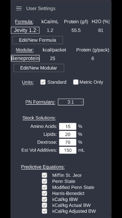 Dietitian Calculator screenshot 2