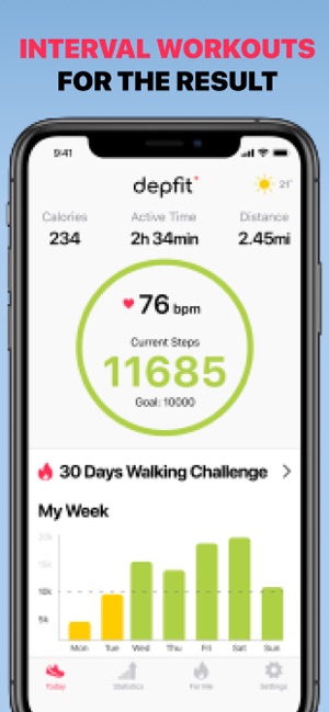 Walking & Pedometer by Depfit(圖3)-速報App