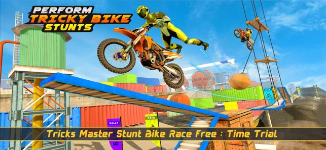 Tricky Bike Stunt Racing Game(圖2)-速報App