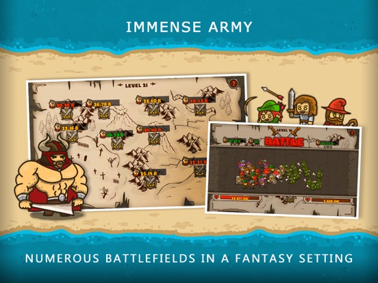 Immense Army RPG Clicking Game screenshot 8