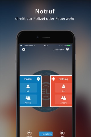 HandHelp - Notruf App System screenshot 2