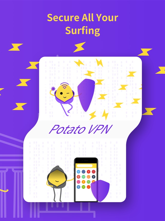 Vpn Potatovpn Fast Wifi Proxy On The App Store - roblox id for pictures of potato