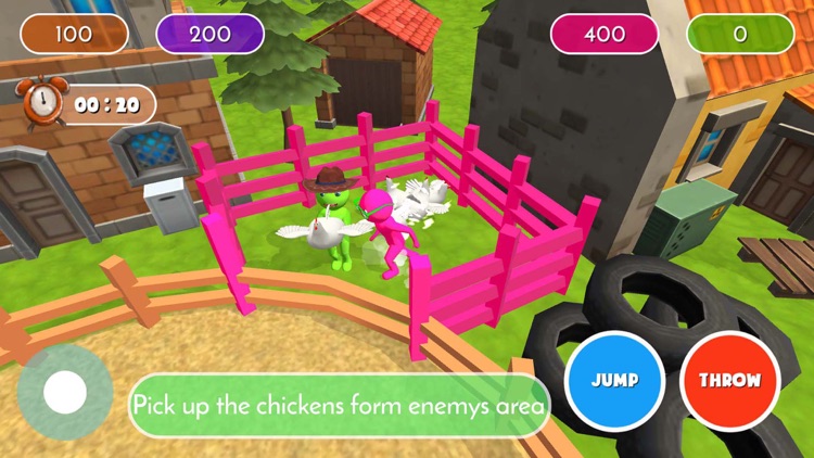 Human Gangs Fight for Chicken screenshot-5