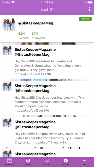 Sistas Keeper Magazine screenshot 3