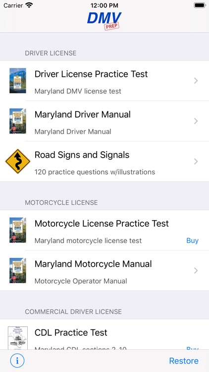 Maryland DMV Test Prep