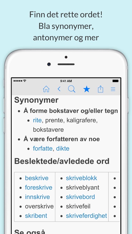 Synonymer Svenska