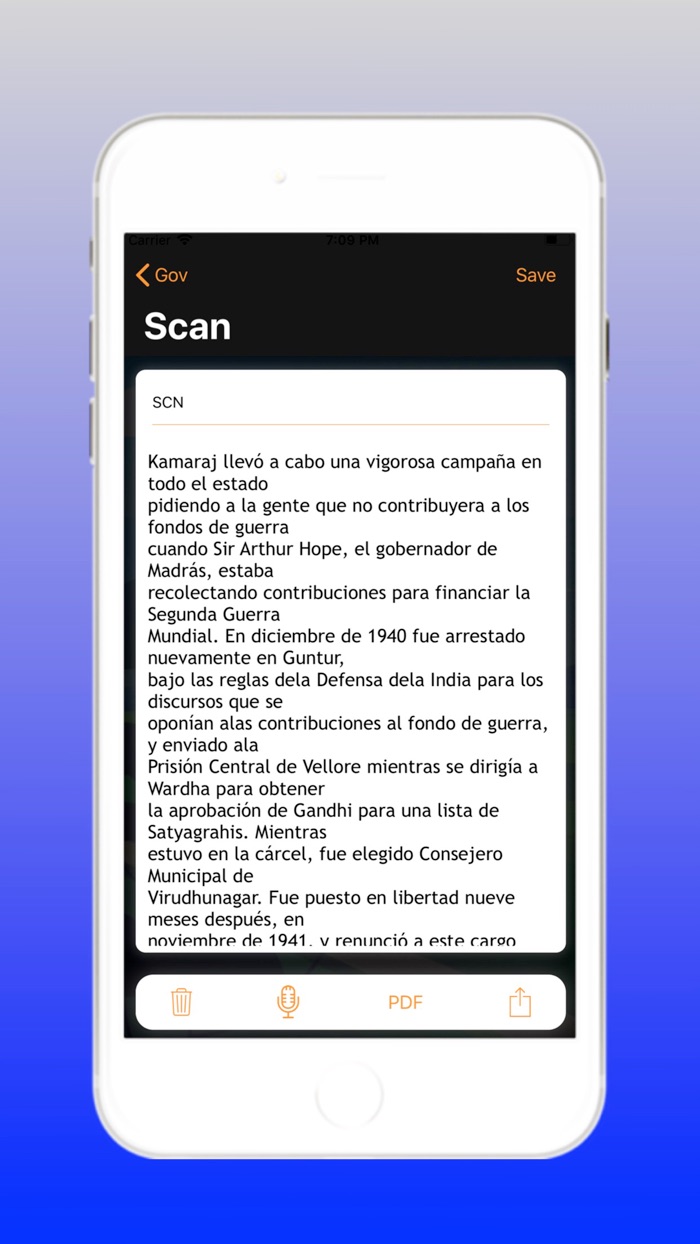 Cam Scanner  Spanish Pro
