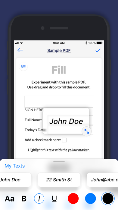 Fill PDF Editor, Sign... screenshot1