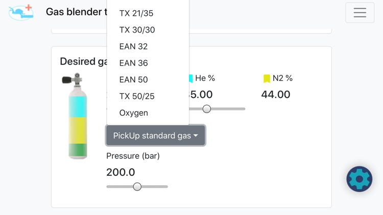Gas blender toolkit screenshot-7