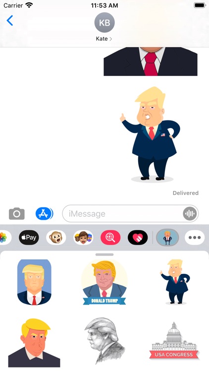 Donald Trump Emotions Stickers
