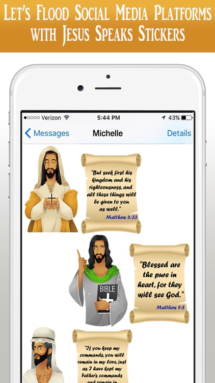 Jesus Speaks Scripture Emoji's screenshot-9