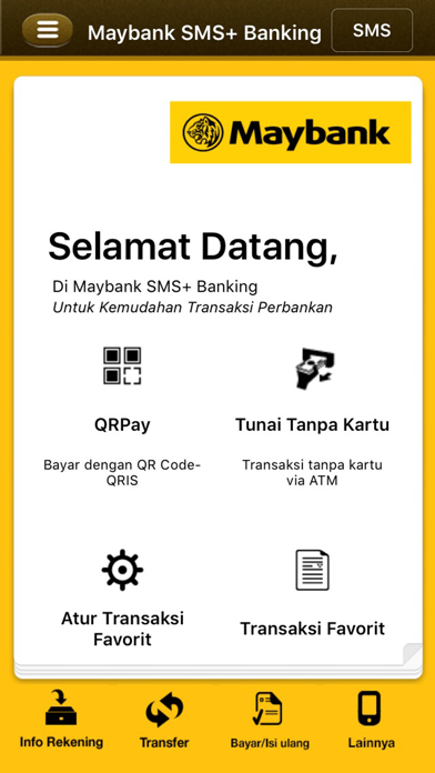 How to cancel & delete Maybank SMS+ Banking from iphone & ipad 3