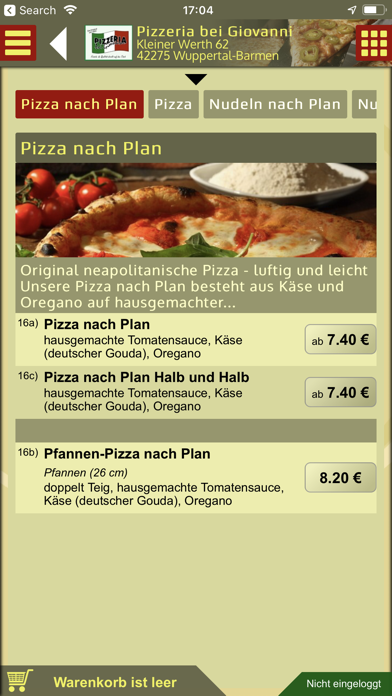 How to cancel & delete Pizzeria bei Giovanni from iphone & ipad 1