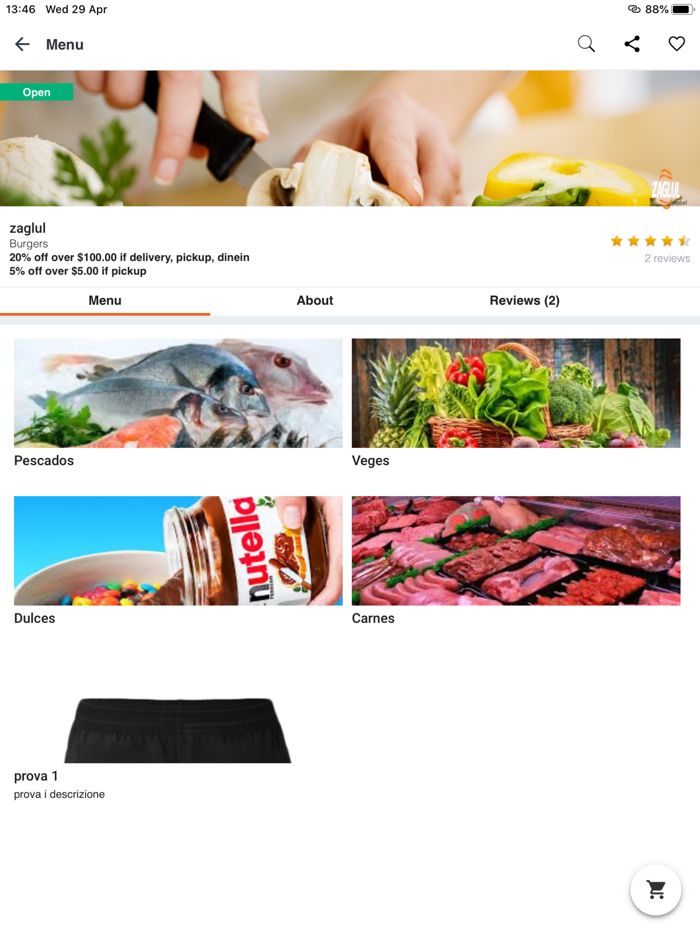 Multiresto Customer App