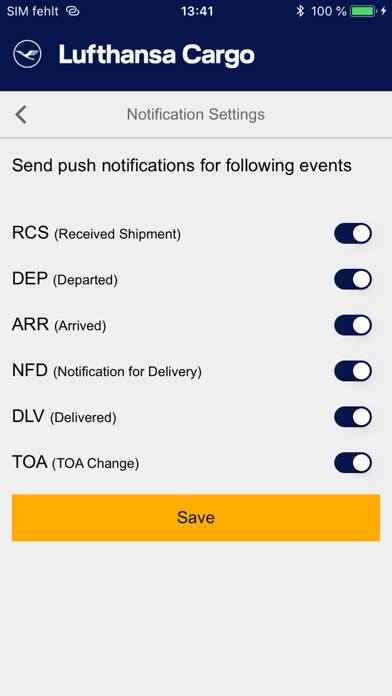 How to cancel & delete Lufthansa Cargo eServices from iphone & ipad 3