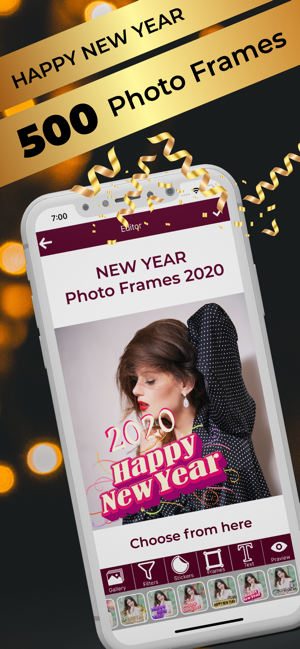 Happy New Year Frames 2020(圖2)-速報App