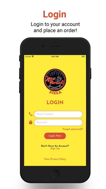 New Yorker Pizza App