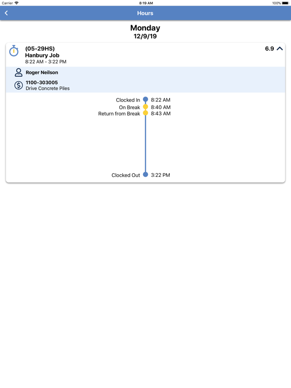 Screenshot #6 pour HCSS Employee App