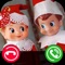 Ho Ho, This Elf on the shelf Call Fans give you a calling on your Phone