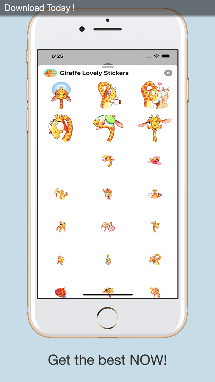 Giraffe Funny Stickers