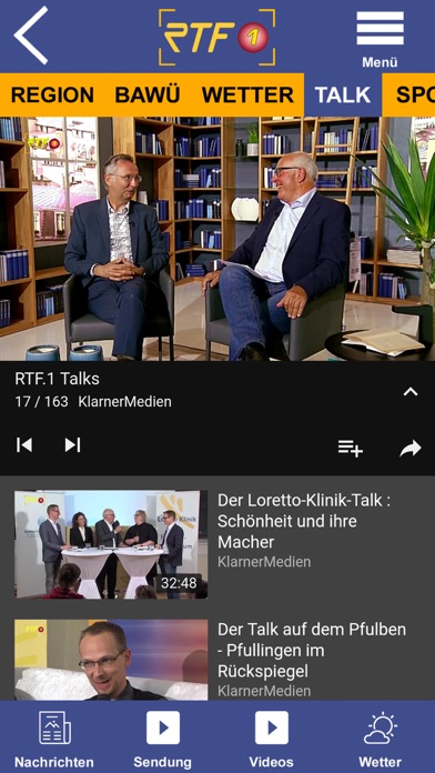 RTF1 Regionalfernsehen screenshot 3